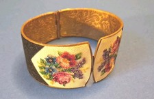 Vintage Armreif Needlepoint