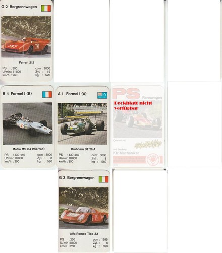 Kartenspiele quartett autos - 3,