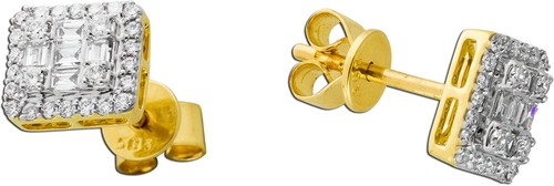 Brillant ohrstecker gold 585 - brillant,