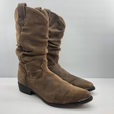 Vintage 80s Zodiac Boots Brown