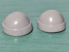 PLAYMOBIL X2 GRAUE MÜTZEN WINTER SKIFAHRER SCHNEE SKIFAHRER SKATEBOARD