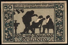 Notgeld Grünberg, 50 Pfennig