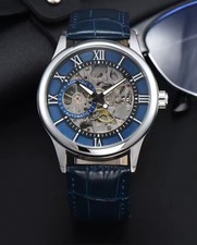 Herren Automatikuhr Skelett