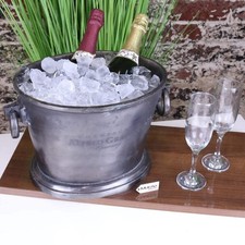 Alfred Gratien Luxus Gunmetal Champagner Eiskübel Eiskühler Luxus Geschenk