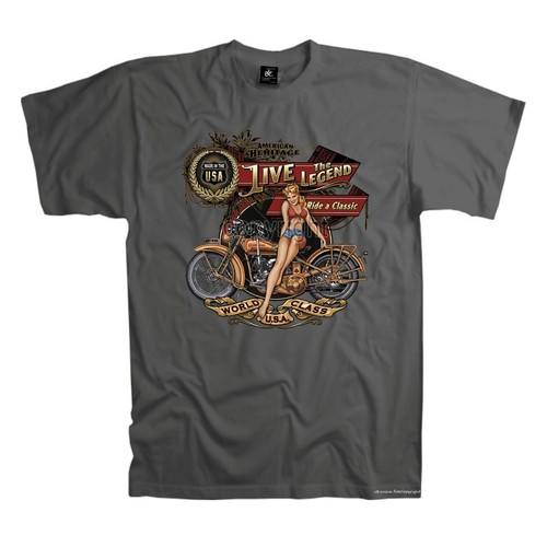 Shirt biker motorrad hd - t-shirt,