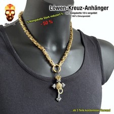 Kreuz löwe anhänger - 1,