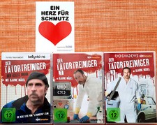 TATORTREINIGER* Box 1 - 3 * 13 Folgen * 1 x geschaut * Bjarne Mädel + Aufkleber