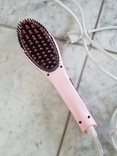 elektrische Haarglätter-Bürste Rosa FAST HAIR STRAIGHTENER Haarglätter
