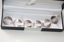 Armband Vintage 60er 70er Silber 925 Modernist Design silver Space Age