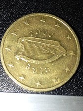 50 Eurocent Münze Irland_Eire Irische Harfe 2002 . Wertvoll ... Festpreis..