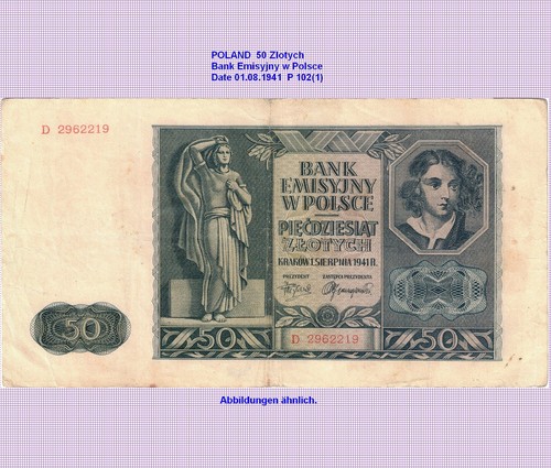 Polen poland zloty 1941 - , 50