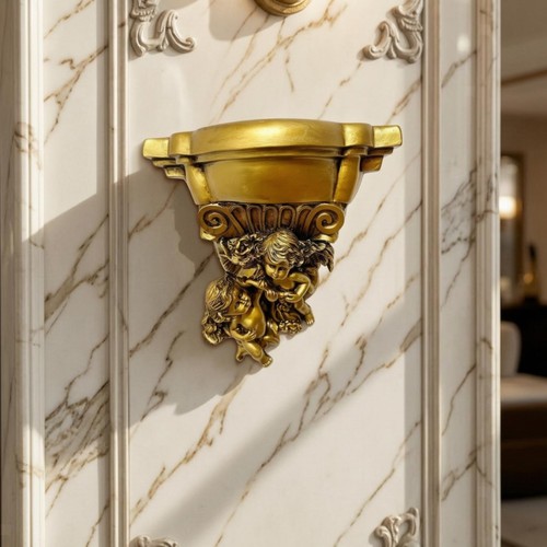 Wandkonsole mit engel antik