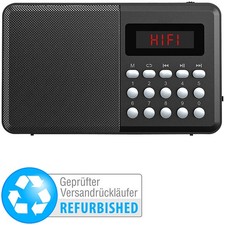 auvisio FM-Taschenradio, Bluetooth, MP3-Player, Display, Versandrückläufer