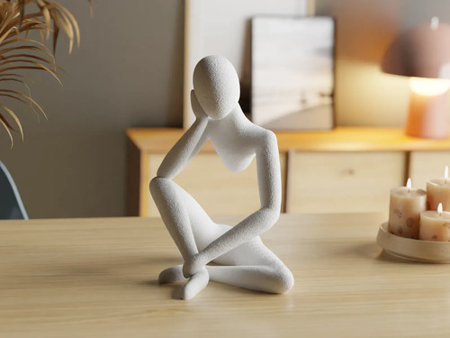 Denker figur skulptur abstrakt - denker,