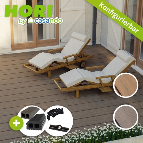 Wpc terrassendielen set - wpc,