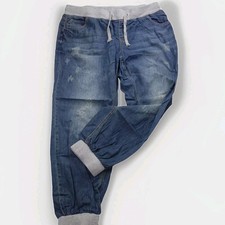 Sheego Stretch Hose Jeans Blau