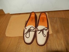 KROLL MOKASSIN SLIPPER GR. 38 WILDLEDER BRAUN NEUWERTIG