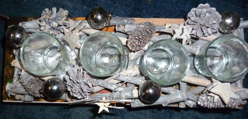 Adventsgesteck länge cm - adventsgesteck, 35