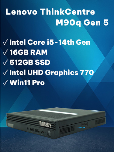 Lenovo thinkcentre m90q - lenovo, gen5