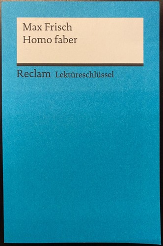 Homo faber lektüreschlüssel - homo,