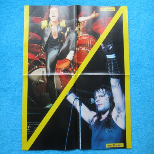 Scorpions iron maiden poster - scorpions,
