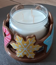 PartyLite Halter"Christmas Cookie"mit Glashalter/Teelichte/Votive/3Docht/NEU/OVP