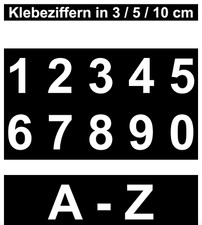 Zahlen aufkleber klebezahlen - aufkleber,