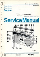 PHILIPS - D8418 D8419 - Service Manual Anleitung Schaltplan - B8111