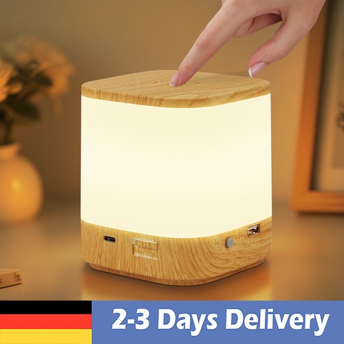 Led akku nachttischlampe - led, touch