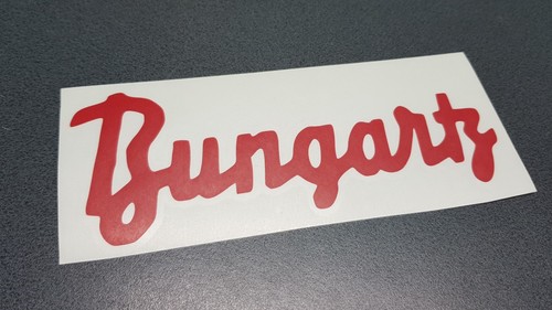 Aufkleber bungartz rot - aufkleber,