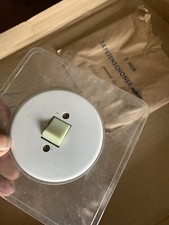 Bakelit selbstl. U.P. Wippschalter weiss  mit Tapetenschoner antik org.50er J,