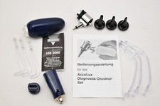 AccuLux LED Otoskop Mundspatel Zahnbetrachter Kombi Instrument Ex. Bundeswehr