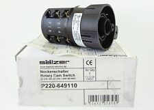 SÄLZER P220-649110 Nockenschalter Rotary Cam Switch 5 Stell. 20A 7,5kW 380-440V