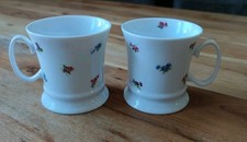 CUP+MUG COMPANY Friesenpott Tassenset mit Streublümchen-Dekor