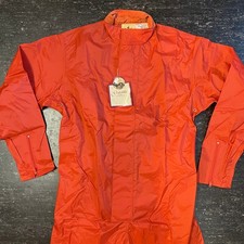 Reico Motorrad Regenkombi Regenschutz Overall Anzug Orange Vintage 80er Gr. M