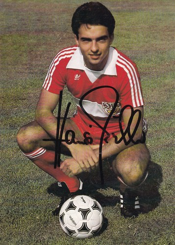Autogramm hansi müller - -,