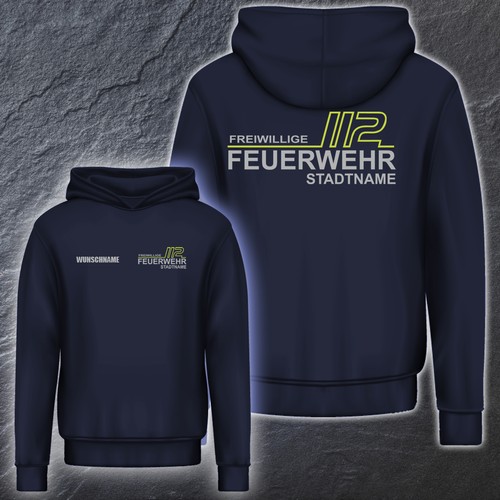 Feuerwehr hoodie fw1900 druck - hoodie,