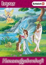 HAUSAUFGABENHEFT BAYALA A5 MIT UMSCHLAG PEGASUS REGENBOGENBUNT NEU