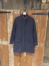 Sos Jensen Jacke Mantel blau Damen Größe große Taschen Knopf Verschluss Schnallen