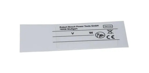 Bosch typschild 160111a3h9 - bosch,