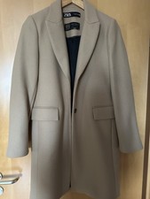 Zara Damen Mantel Beige