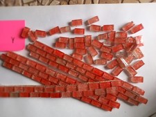 Mosaiksteine aus Glas  - Farbe : untersch.  Rot / Weinrot bis  Rosa -  950 g