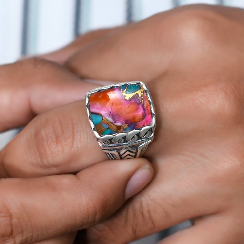 Oyster copper turquoise - copper,