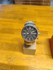 Fossil Uhr Chronograph Herren, Rhett, BQ1000, neue Batterie, BOX, Gliederband
