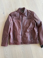 WAHLBUSCH Herren- Lammnappa-Lederjacke ,Bordeaux, Gr. 58,ungetragen!