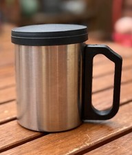 Thermotasse Stahl Deckel Edelstahl mit 200 ml Volumen