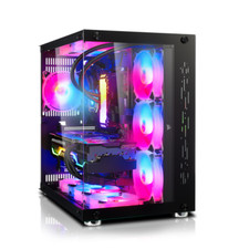 B-Ware PC-Gehäuse SQ-Tower XTREME 01 V2, USB3.0, 10x ARGB, Tempered Glass