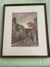 Aquarell Malerei signiert 1916 datiert 