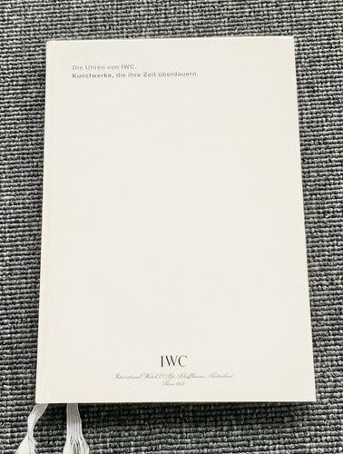 Iwc schaffhausen markenbuch - iwc,
