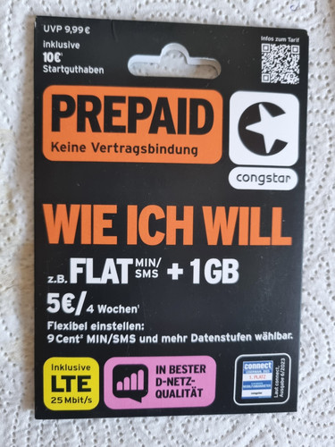 Congstar prepaid starterpaket - prepaid,